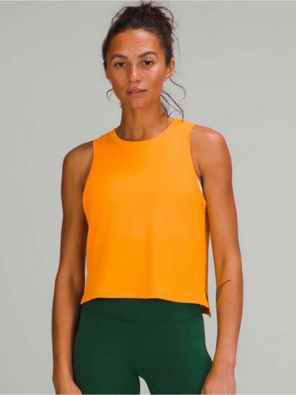 Lululemon Athletica Mustard Tank Top